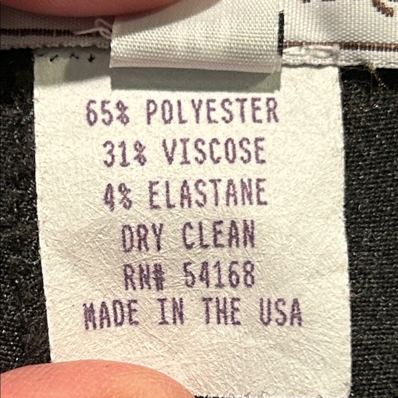 Elliott Lauren Charcoal Gray Straight Dress Pants - Picture 10 of 10